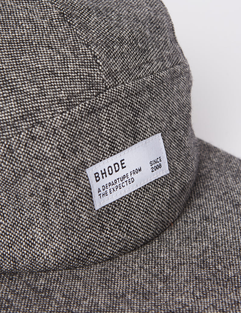 Bhode 5-Panel Cap (Mixed Wool) - Grey