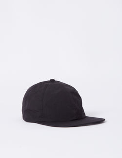Bhode 6-Panel-Kappe (Nylon) - Schwarz