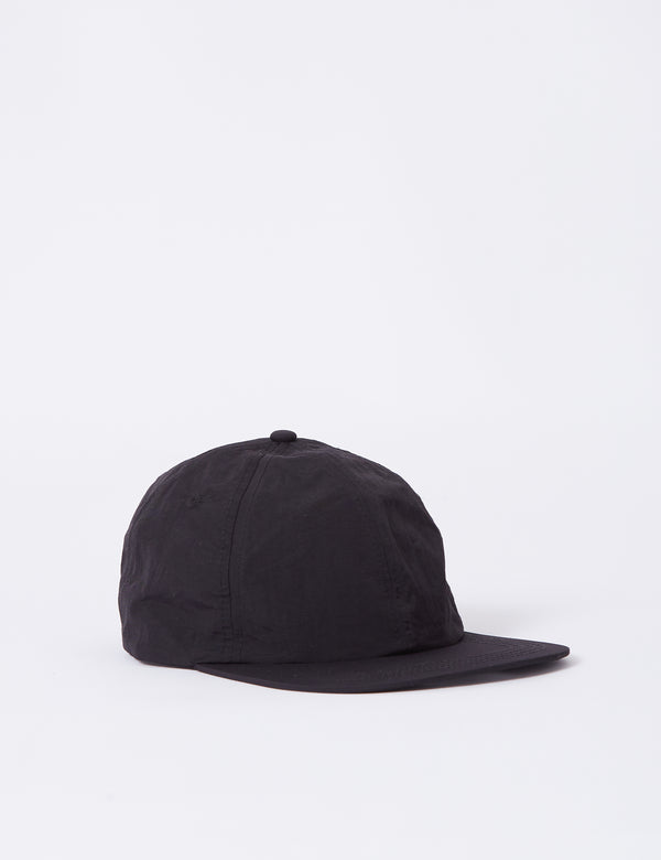 Bhode 6-Panel-Kappe (Nylon) - Schwarz