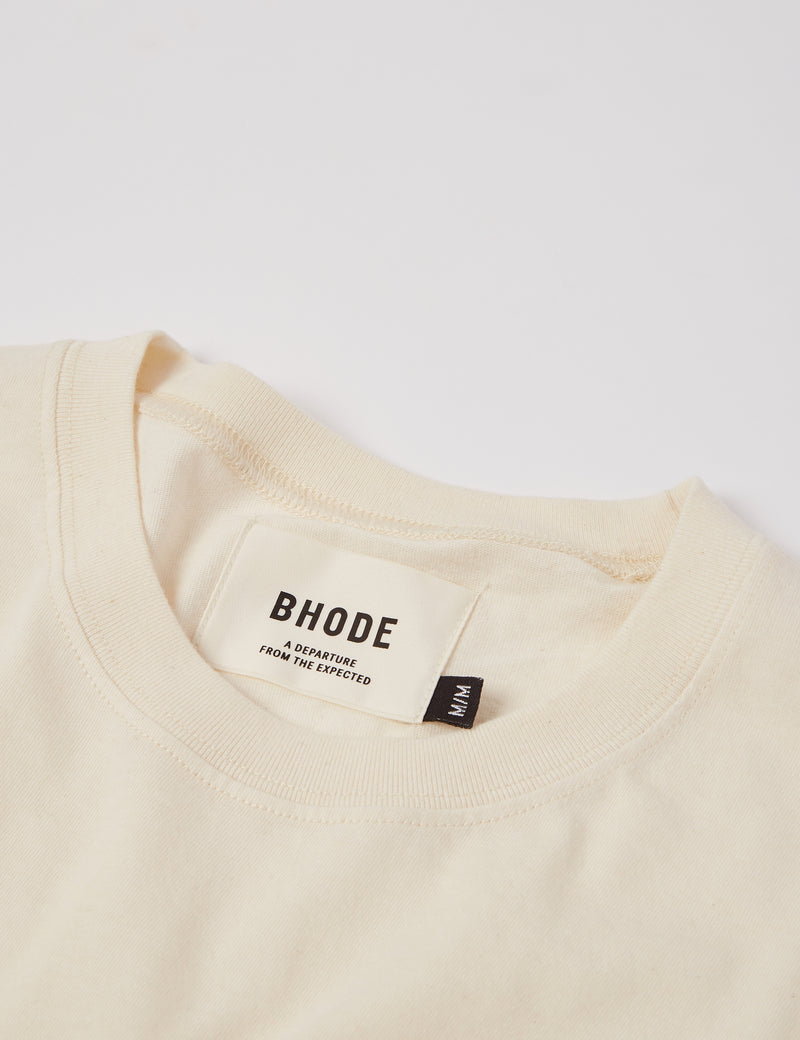 Bhode T-Shirt (Organic/Canada Origin, 9oz) - Ecru