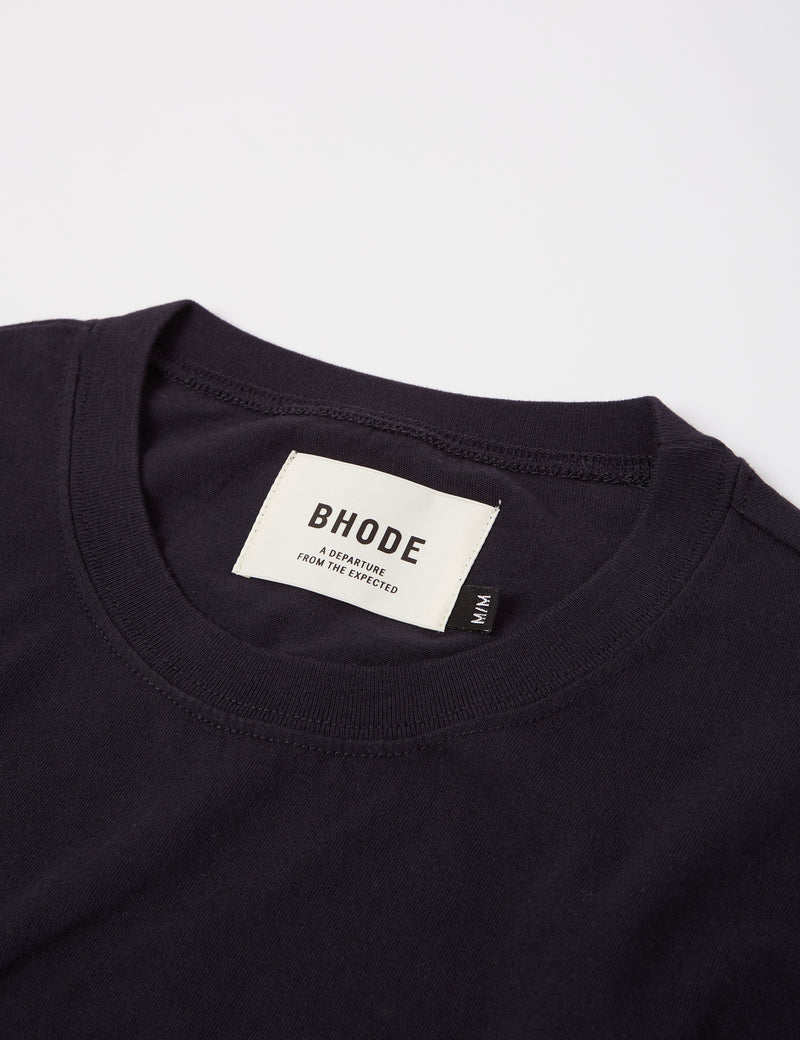 Bhode T-Shirt (Organic/Canada Origin, 9oz) - Midnight Blue