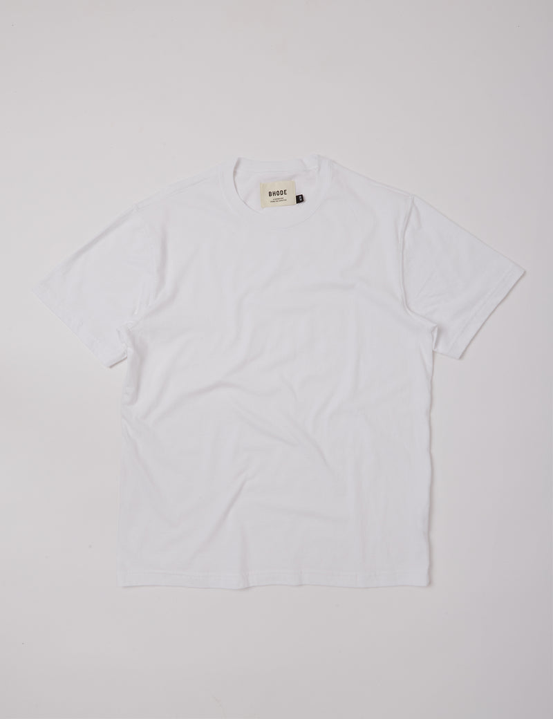 Bhode T-Shirt (Organic/Canada Origin, 9oz) - White