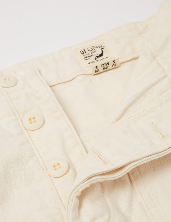 orSlow New Yorker Trousers (Unisex) - Ecru