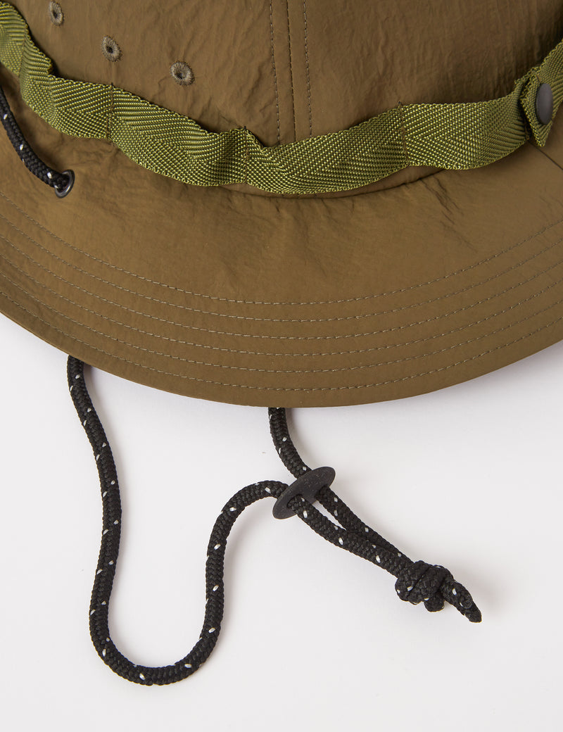 Norbit 4 Seam Bush Hat - Olive Green