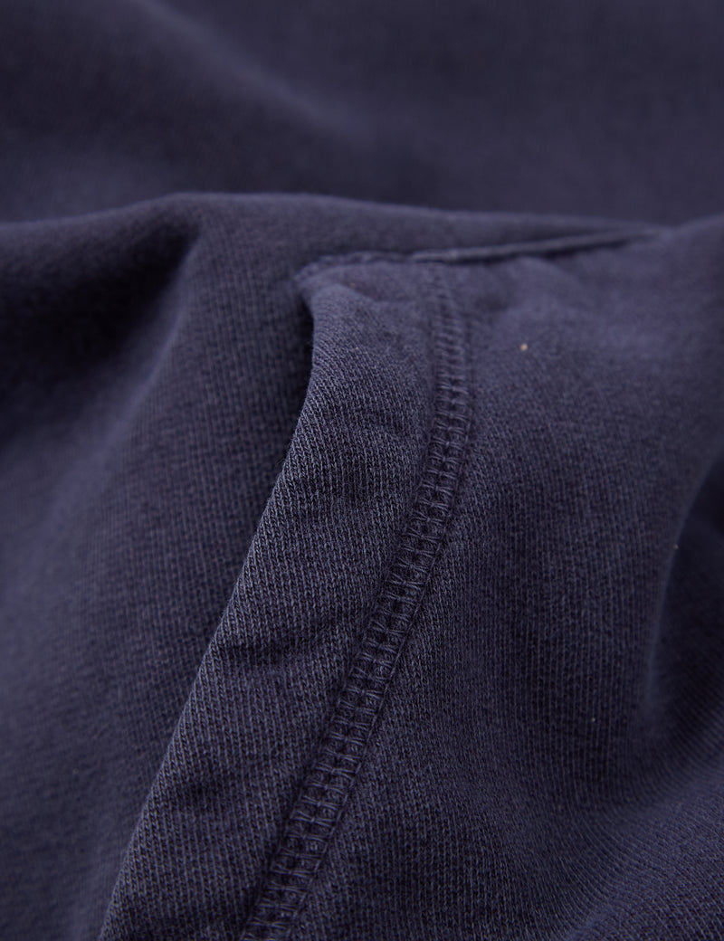 Bhode Pigment Dyed Hoodie (Organic/Canada Origin, 16oz) - Dusky Blue