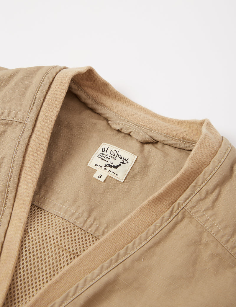 orSlow Utility Vest - Beige