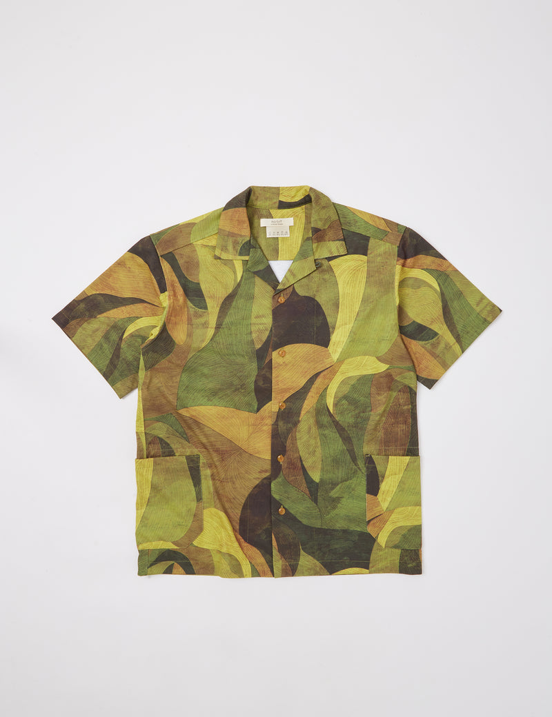 Norbit Aloha Shirt - Olive Green