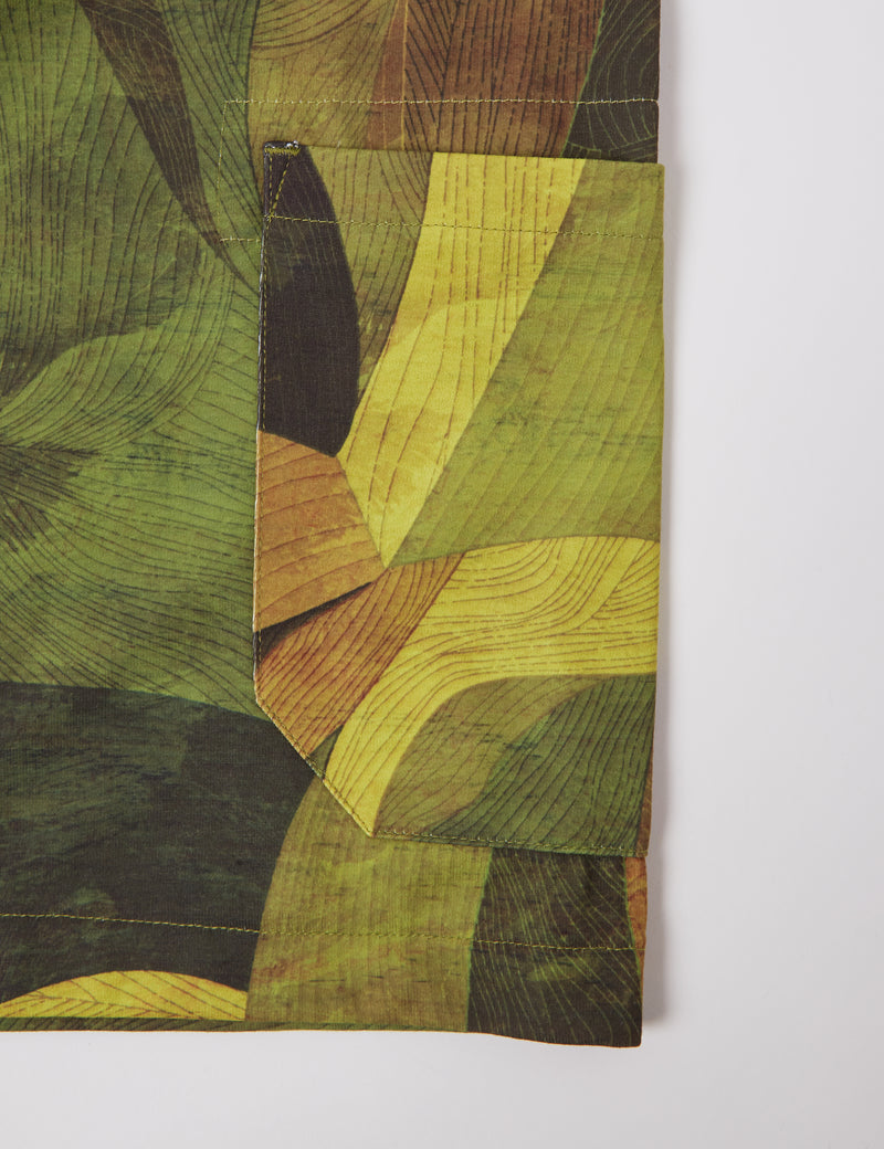 Norbit Aloha Shirt - Olive Green