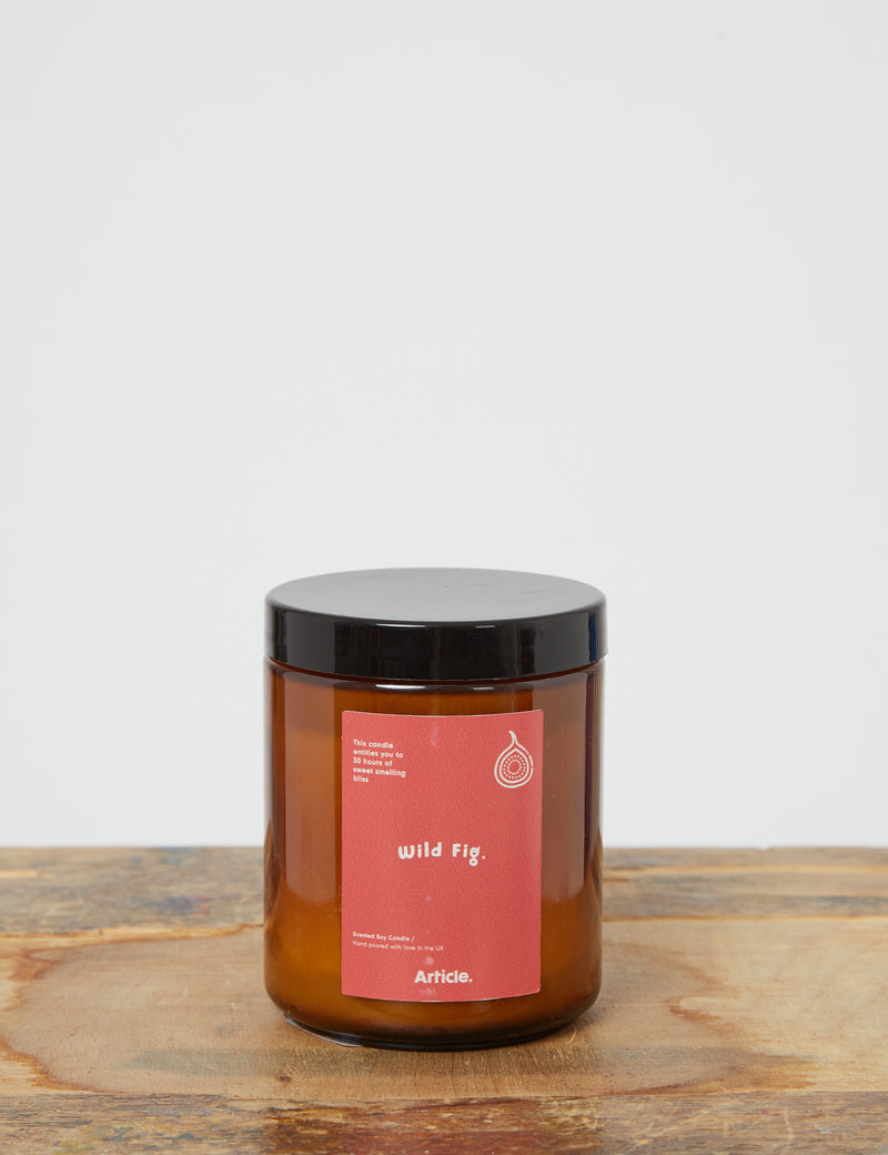 Article. Hand Poured UK Soy Candle - Wild Fig
