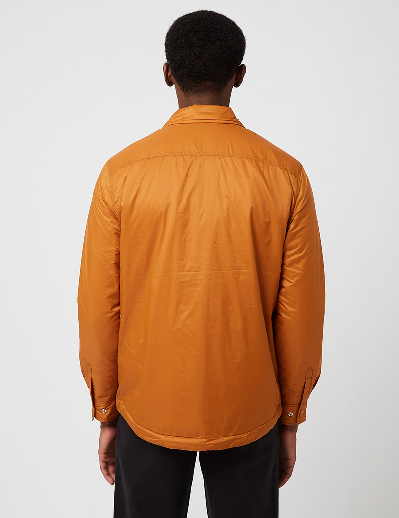 NN07 Columbo Padded Overshirt 8429 - Pumpkin Orange