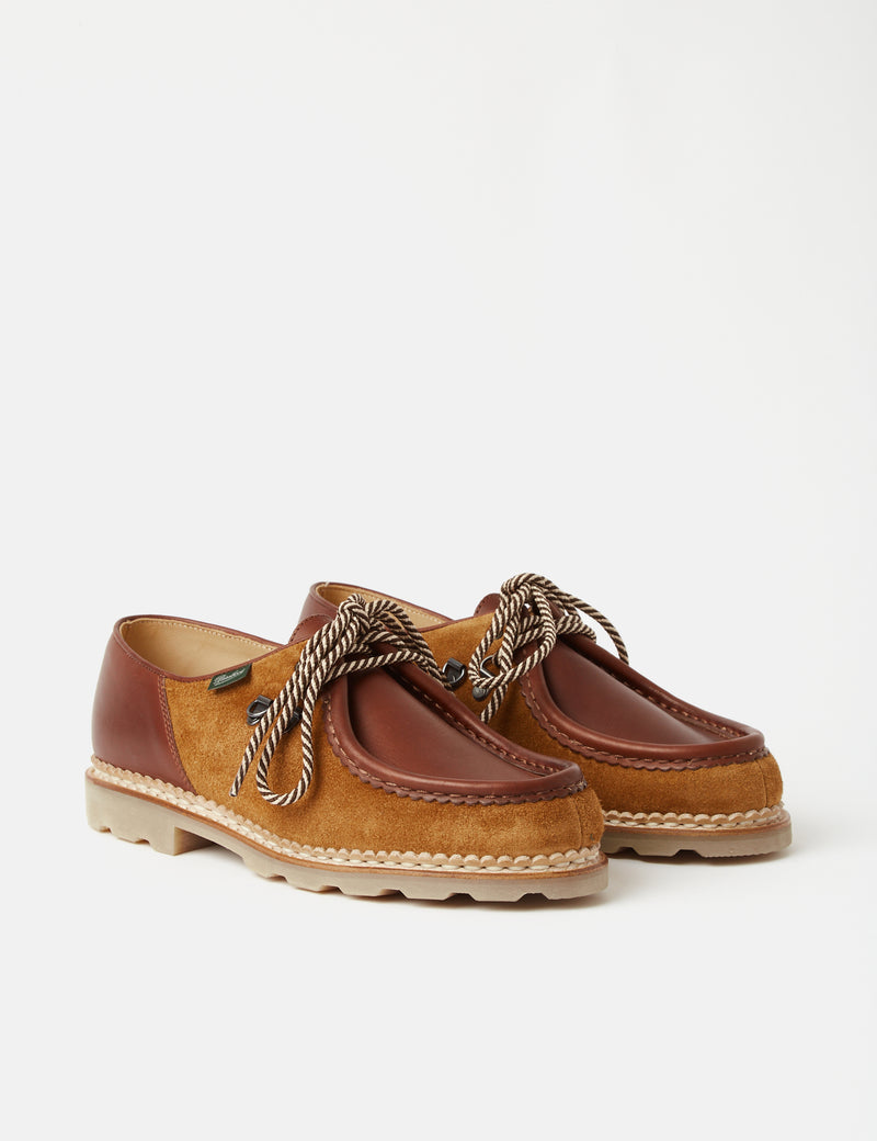 Paraboot x Engineered Garments Michael Schuhe (Leder) - Hellbraun