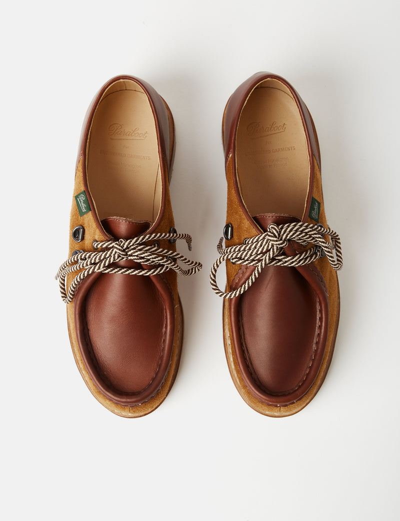 Paraboot x Engineered Garments Michael Schuhe (Leder) - Hellbraun