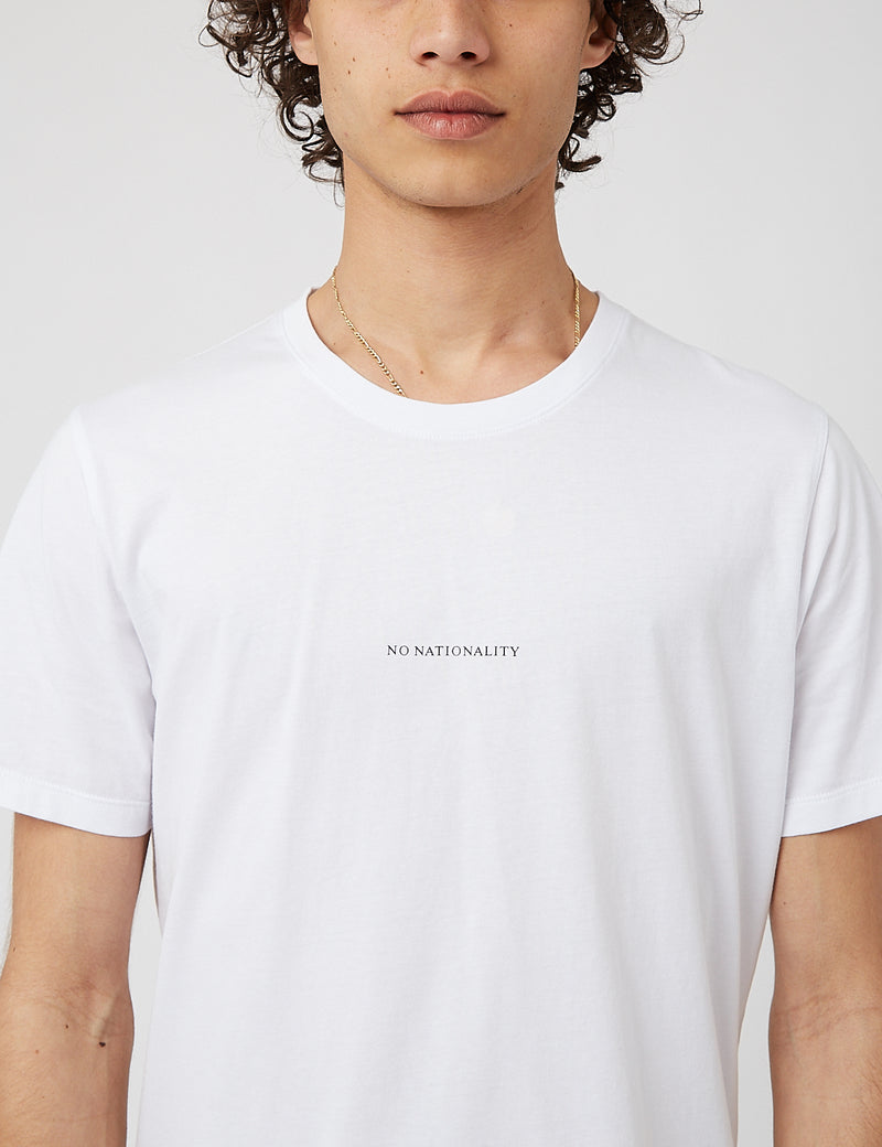 NN07 Ethan Print T-Shirt 3208 - Weiß