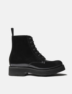 Womens Grenson Denver Boot (Hi Shine Leather) - Black