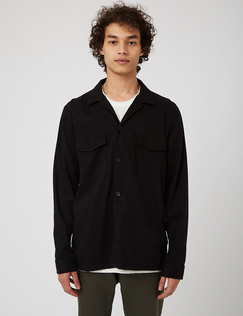 NN07 Bernard Overshirt 1154 - Black