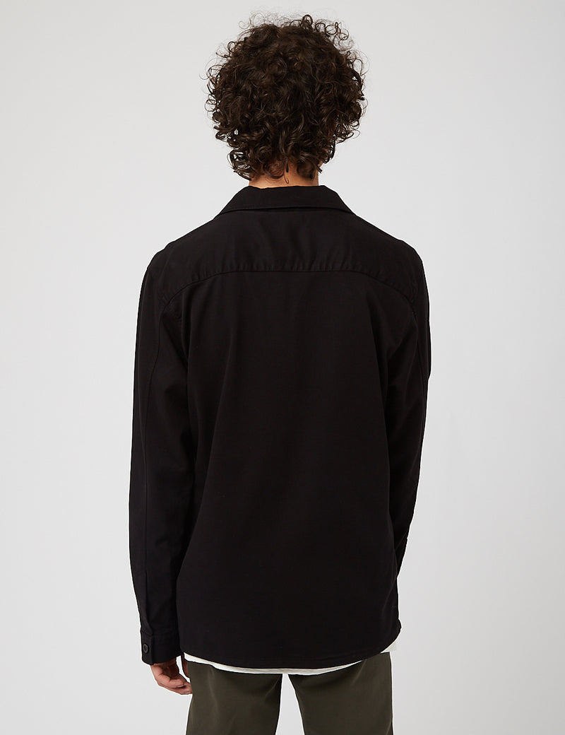 NN07 Bernard Overshirt 1154 - Black