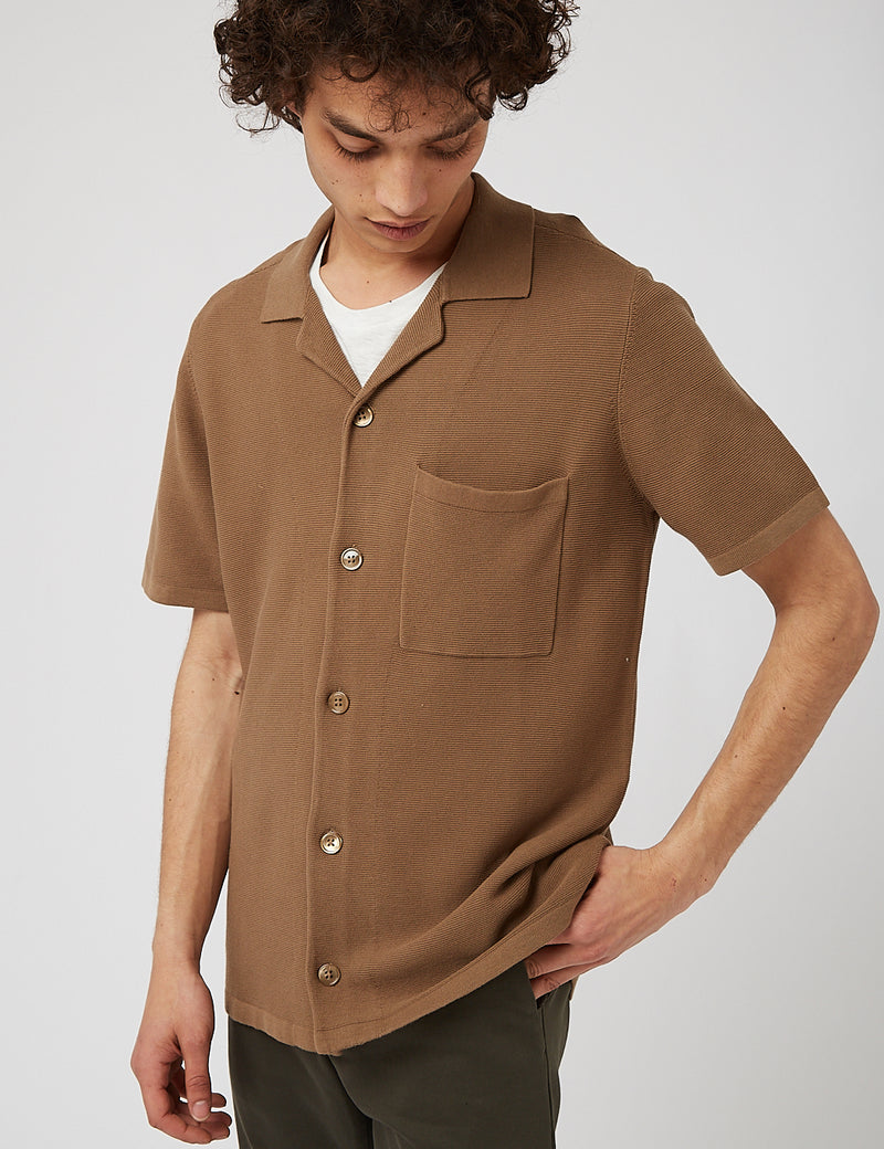 NN07 Miyagi Short Sleeve Shirt 6381 - Kangaroo