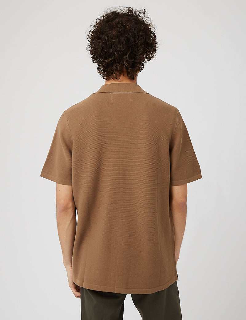NN07 Miyagi Short Sleeve Shirt 6381 - Kangaroo