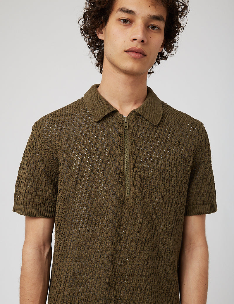 NN07 Ed Polo Shirt 6442 - Army Green