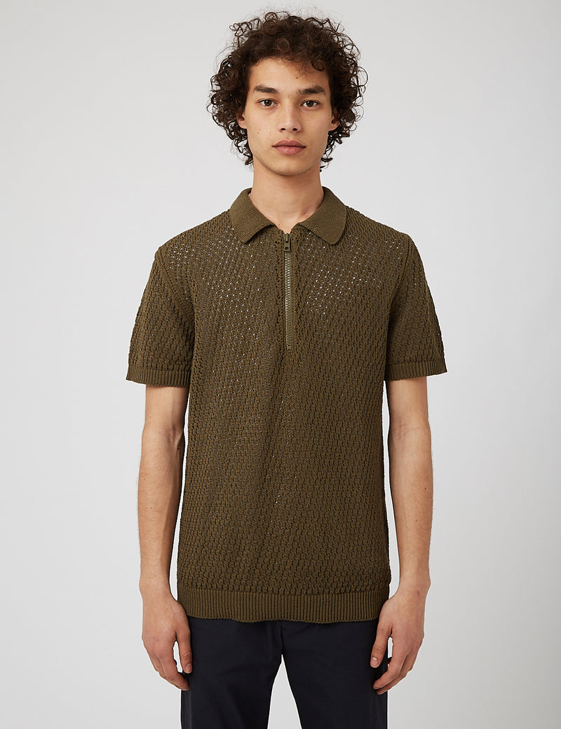 NN07 Ed Polo Shirt 6442 - Army Green