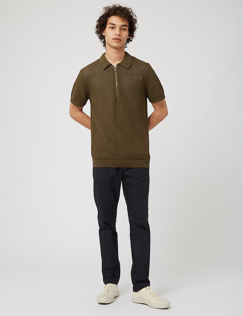 NN07 Ed Polo Shirt 6442 - Army Green