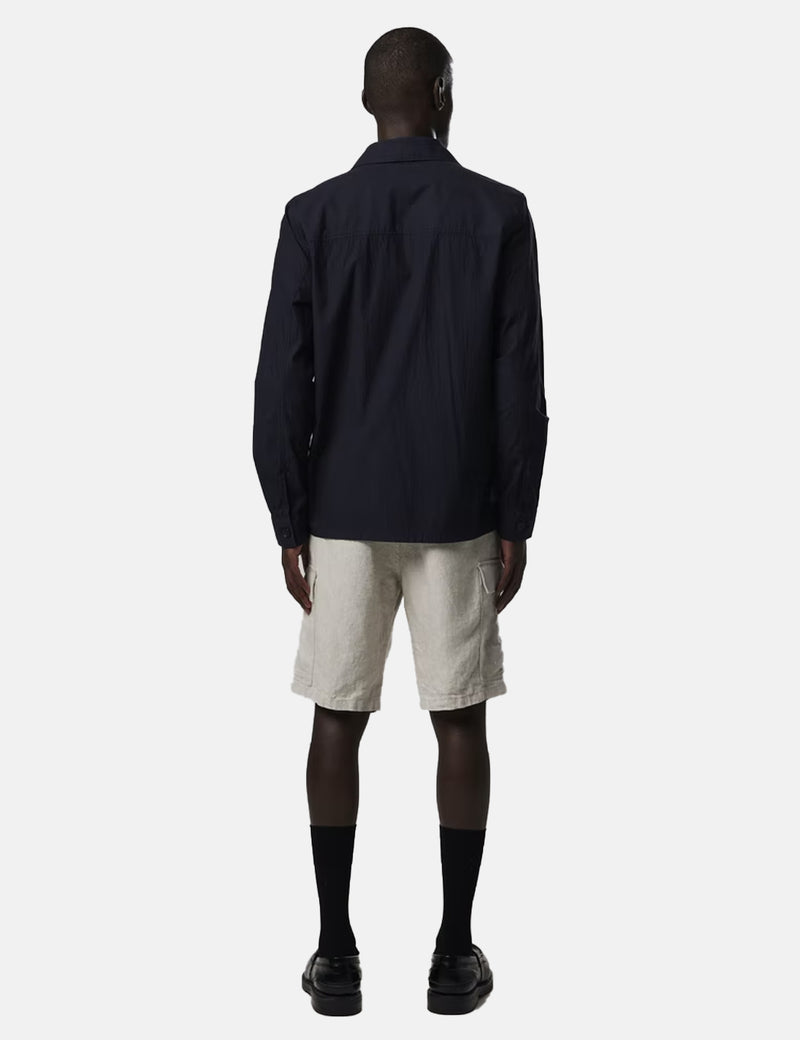 NN07 Wilas 1062 Overshirt - Navy Blue