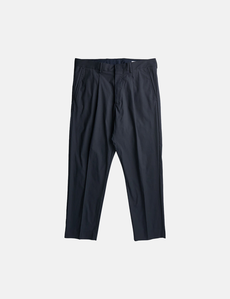 NN07 Bill Trousers (Ripstop/Relaxed) - Navy Blue