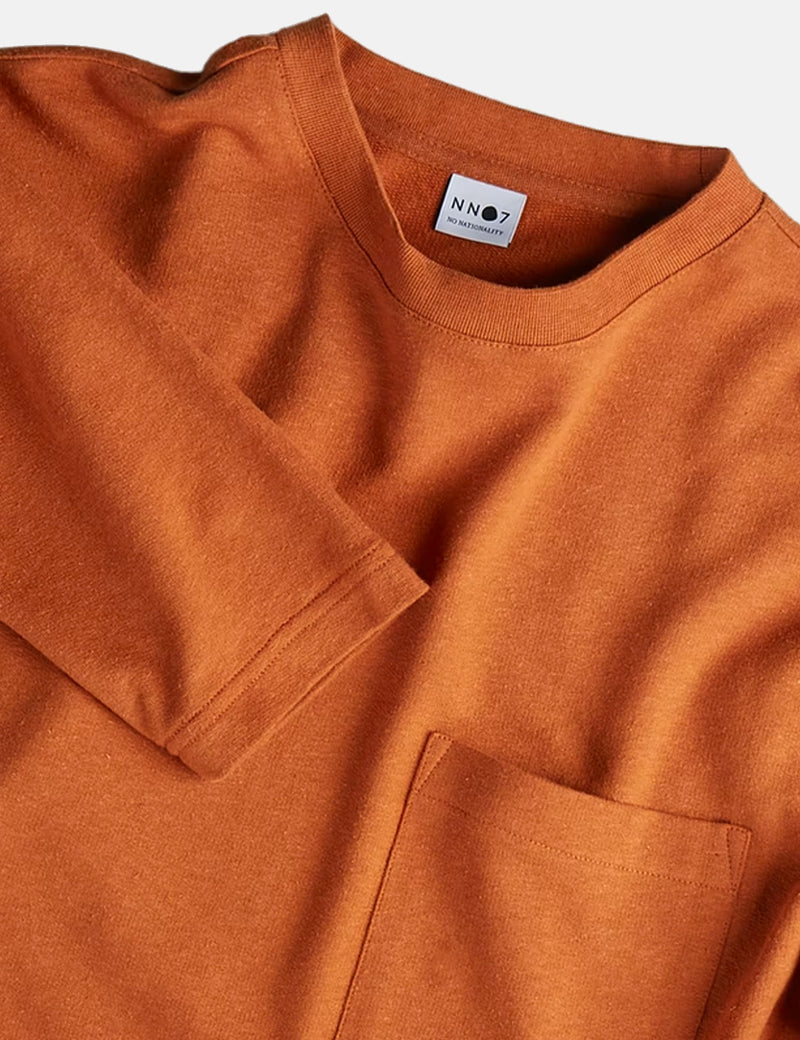 NN07 Nat 3494 Long Sleeve T-Shirt - Terracotta