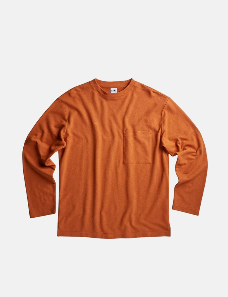 NN07 Nat 3494 Long Sleeve T-Shirt - Terracotta