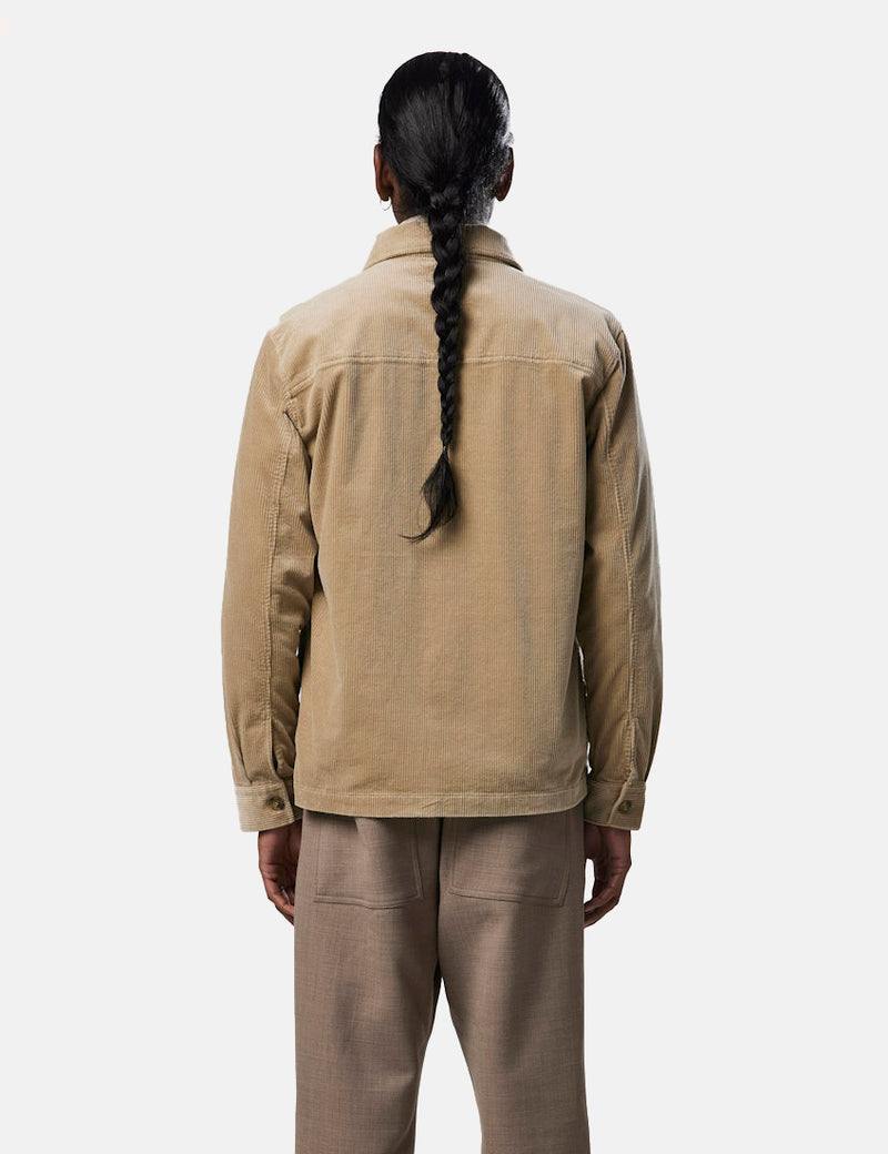 NN07 Wilas Overshirt (Cotton) - Khaki Brown