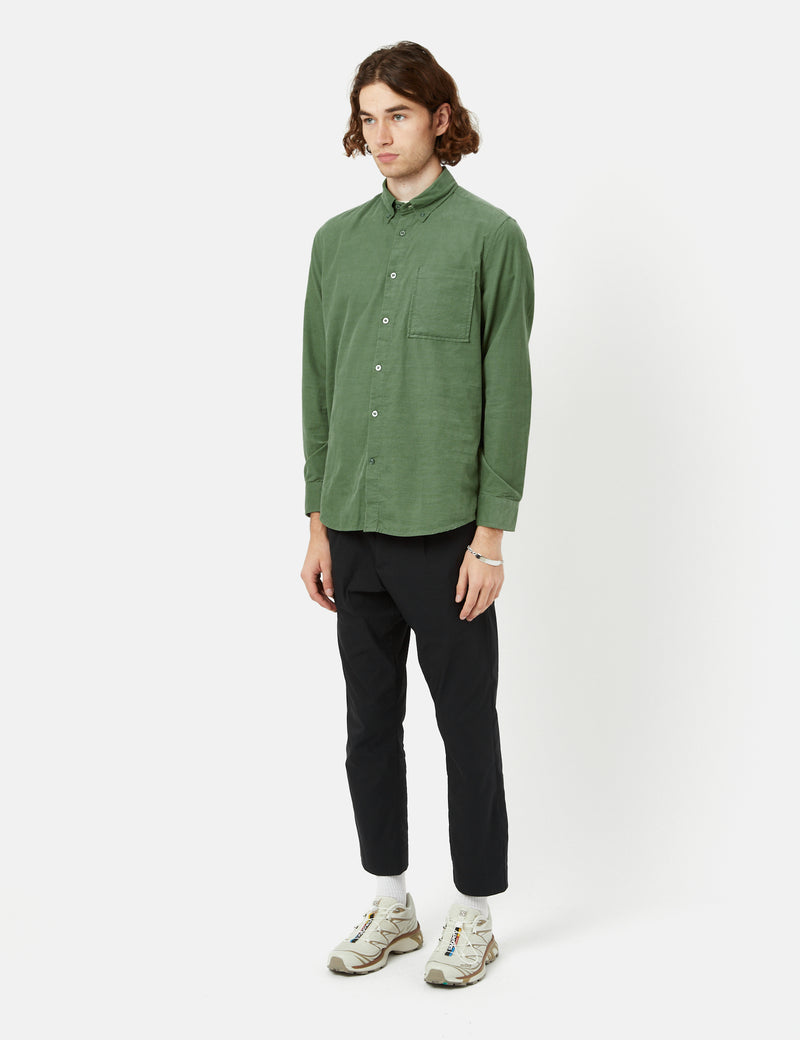 NN07 Arne Shirt (Cotton) - Dusty Green