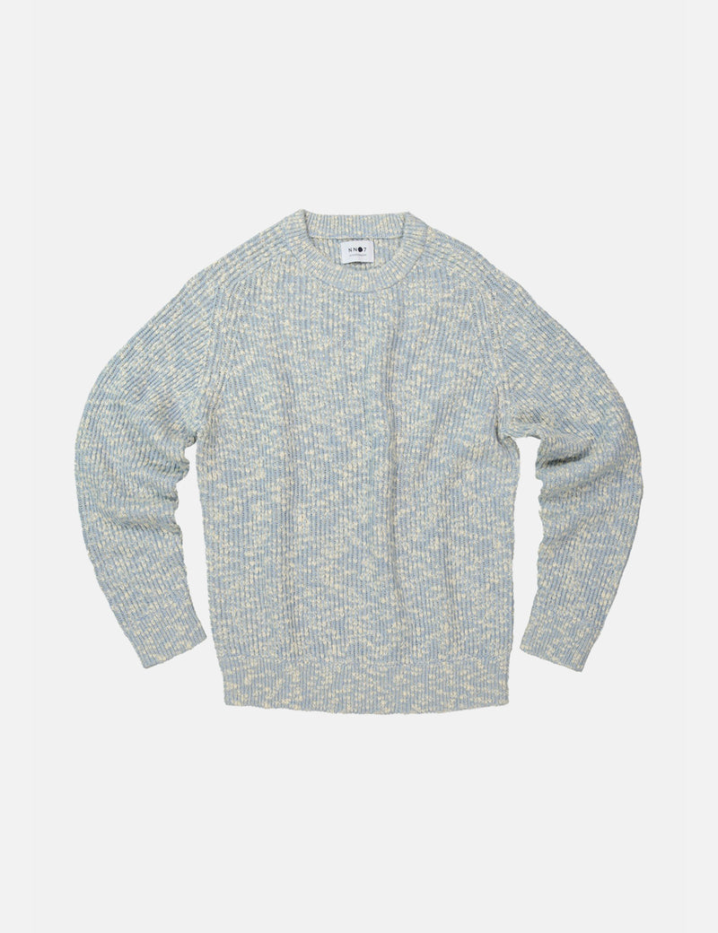 NN07 Jesse Knitted Crewneck - Ashley Blue