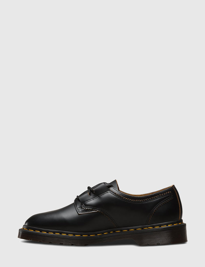 Dr Martens 1461 Ghillie Shoes - Black Smooth - Article