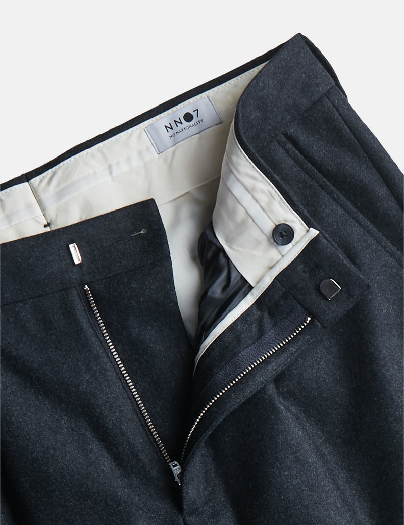 NN07 Bill Trousers (Regular) - Navy Blue