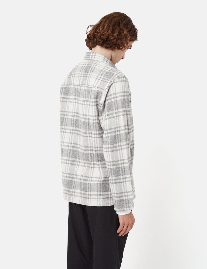 NN07 Frode Shirt (Cotton) - Grey Check