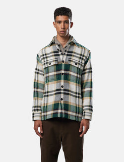 NN07 Soren Overshirt - Green Check