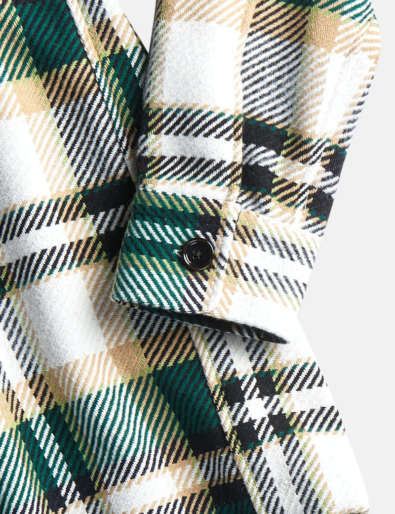 NN07 Soren Overshirt - Green Check