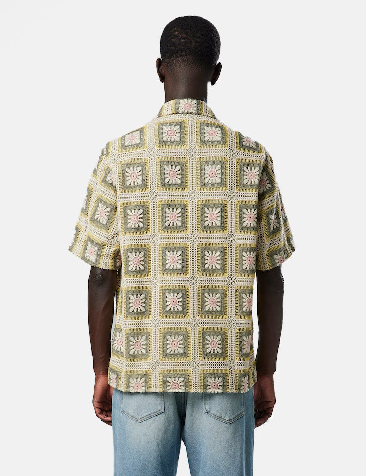NN07 Julio Crochet Shirt - Pale Green