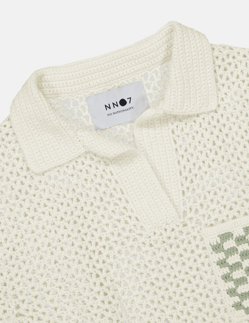 NN07 Crochet Ryan Crewneck - Ecru