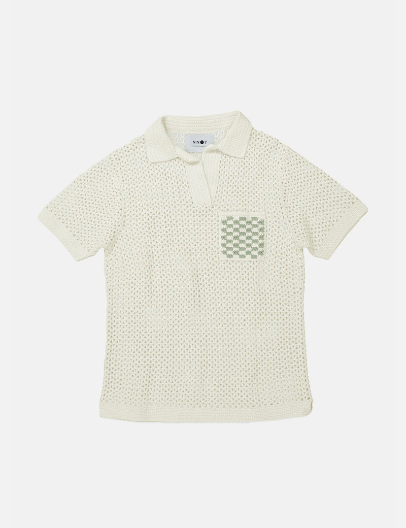 NN07 Crochet Ryan Crewneck - Ecru