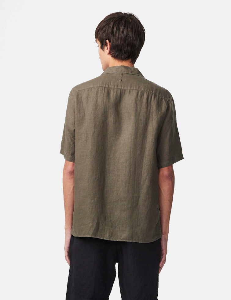 NN07 Julio Short Sleeve Shirt - Army Green