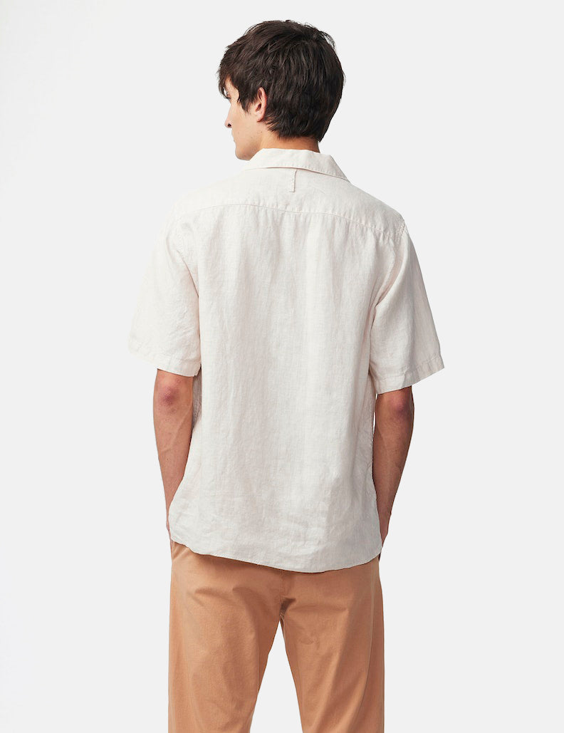 NN07 Julio Short Sleeve Shirt - Oat Beige