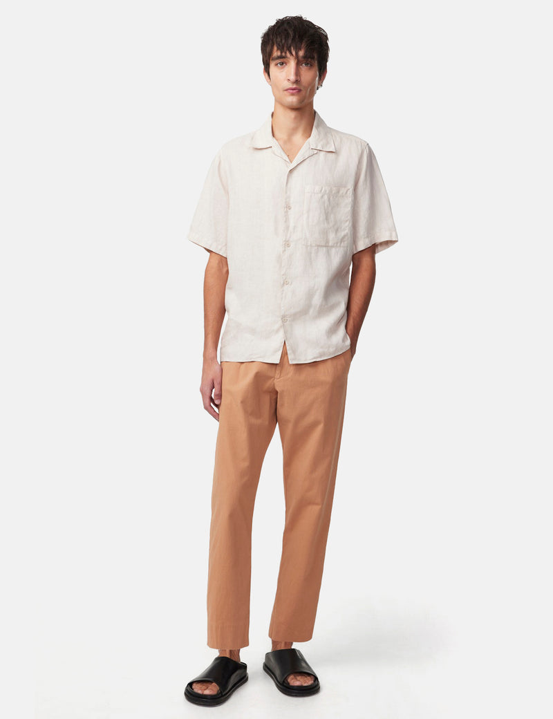 NN07 Julio Short Sleeve Shirt - Oat Beige