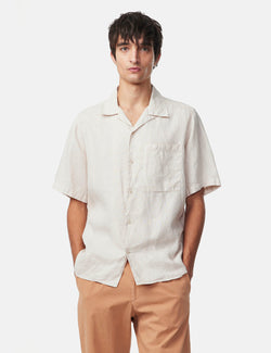 NN07 Julio Short Sleeve Shirt - Oat Beige