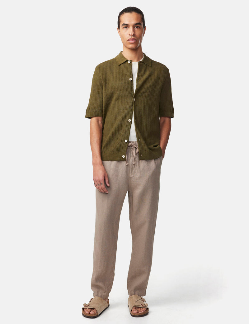 NN07 Nolan Polo Shirt - Khaki Army Green