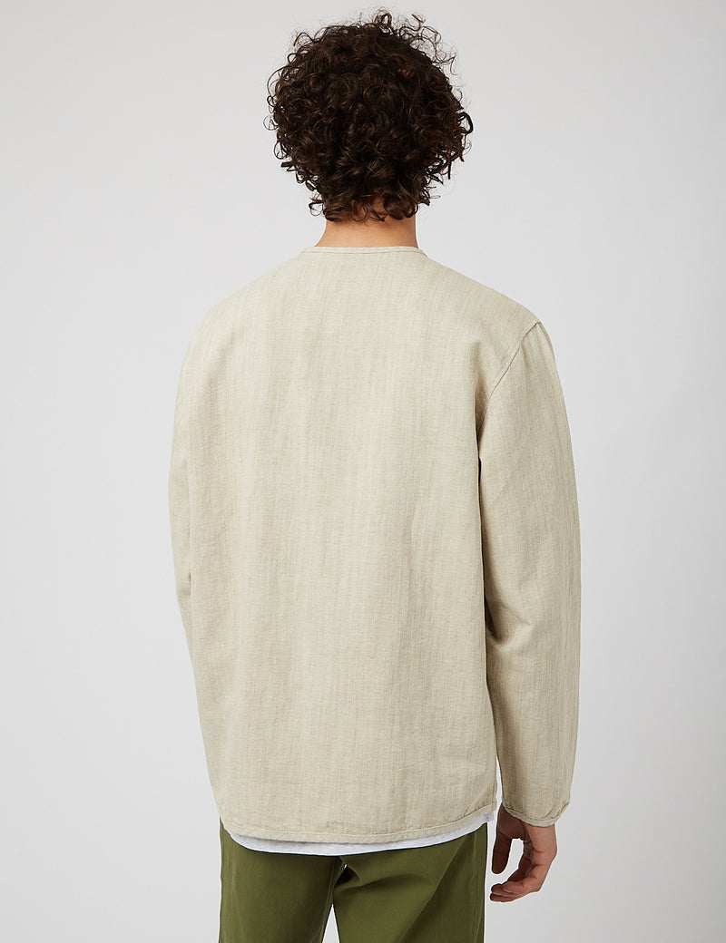 Universal Works Liner Jacket (Vintage Denim) - Ecru