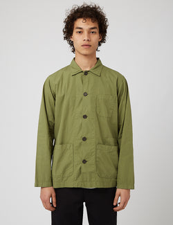 Universal Works Bakers Overshirt - Olive