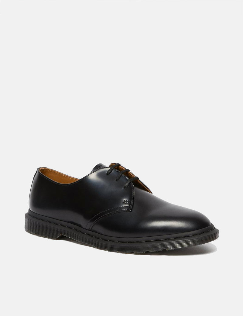 Dr Martens Archie II Shoe (25009001) - Black Polished Smooth