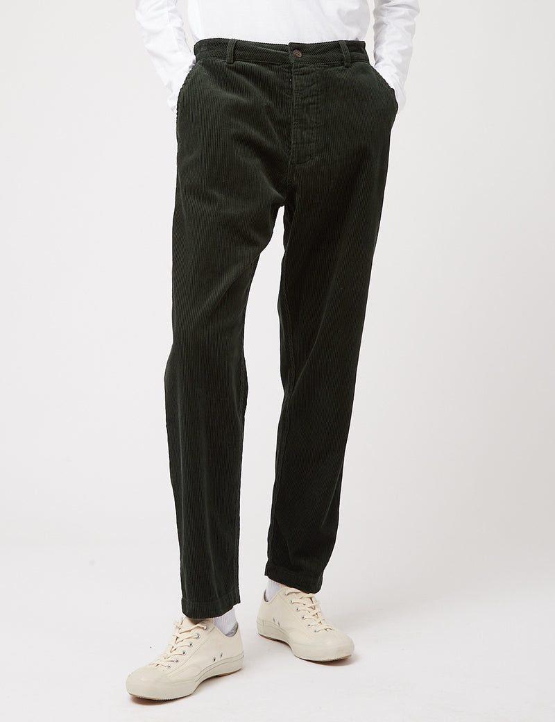 Universal Works Military Chino (Corduroy) - Forest Green