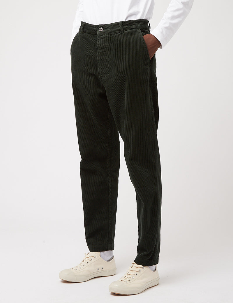 Universal Works Military Chino (Corduroy) - Forest Green